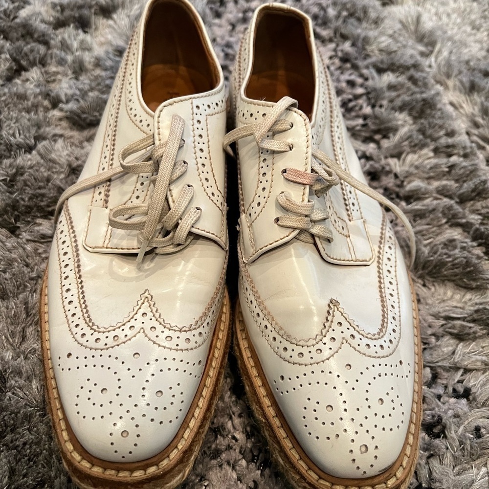 Prada Platform Women’s Wingtip Shoes Sneakers